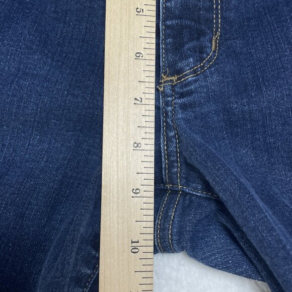 Eddie Bauer Jeans Womens Sz 10 Blue Slightly Curvy Straight Leg Denim - Picture 7 of 12